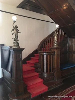 grand staircase at Hotel Havana in San Antonio, Texas