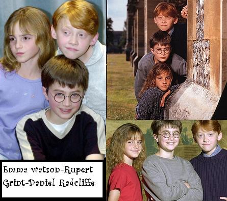 Emma watson Rupert Grint Daniel Radcliffe