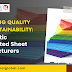 Choosing Quality and Sustainability: Top Plastic Corrugated Sheet Manufacturers