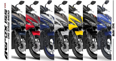 harga aerox, perbedaan aerox versi r, versi s, versi std standard, otomotif, motor matik, yamaha, scooter matic sporty, pilihan warna