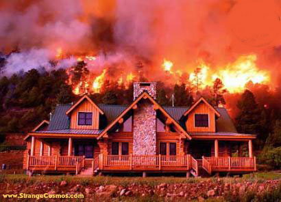 houses on fire pictures. When the houses are