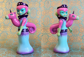 Stella & Flux Ultraviolet Edition Vinyl Figure by Tara McPherson x Circus Posterus x Tomenosuke