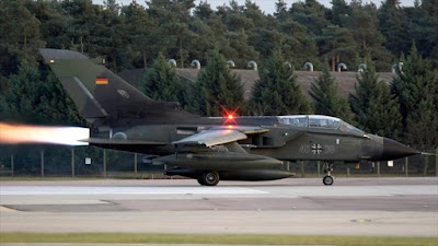  Un cazabombardero Panavia Tornado de la Aviación alemana.