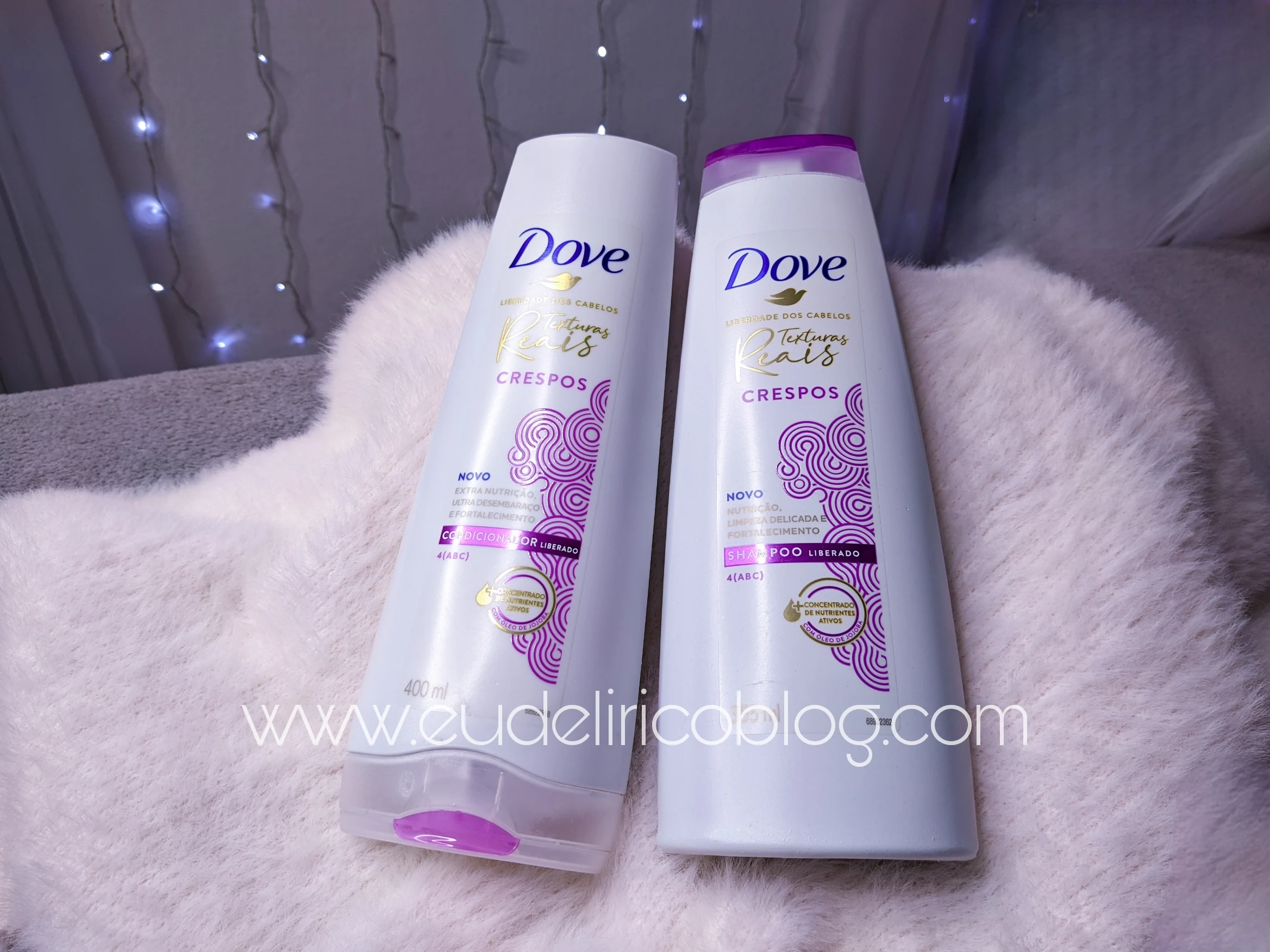 Resenha do Shampoo e Condicionador Texturas Reais Crespos da Dove