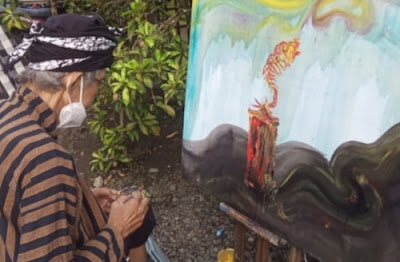 Paguyuban Seni Lukis Banyumas Raya Warnai Keprihatinan Rusaknya Ekosistem Sungai Serayu