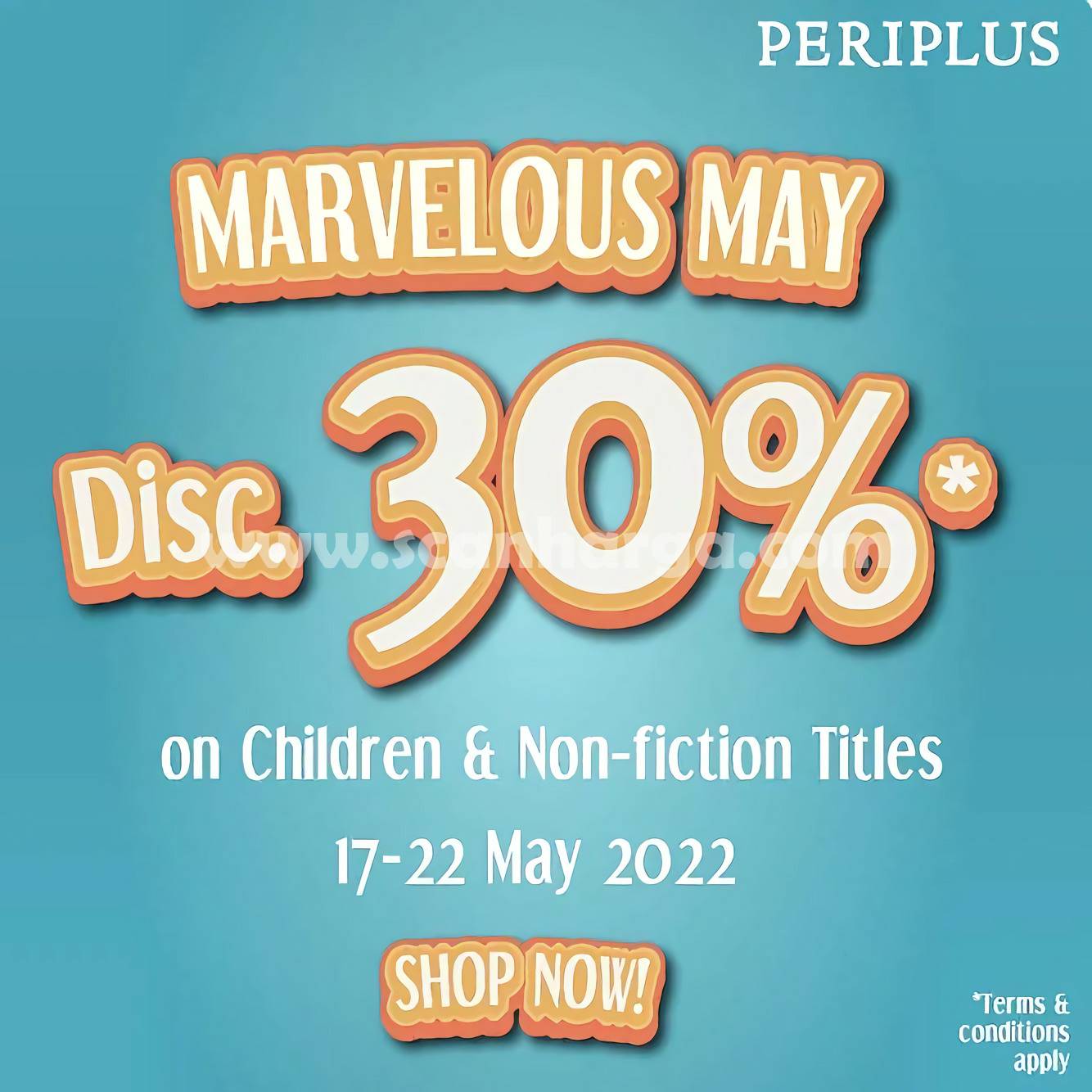 Promo PERIPLUS Marvelous May – Diskon hingga 30%