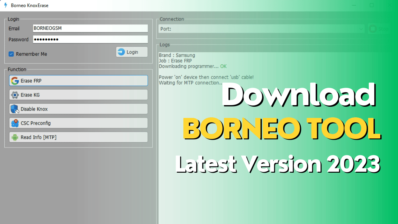 Download Borneo FRP Knox Erase Tool v1.5 Latest Version 2023