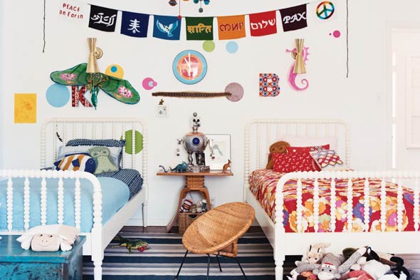 Scribbles & such: Shared Boy/Girl Bedroom