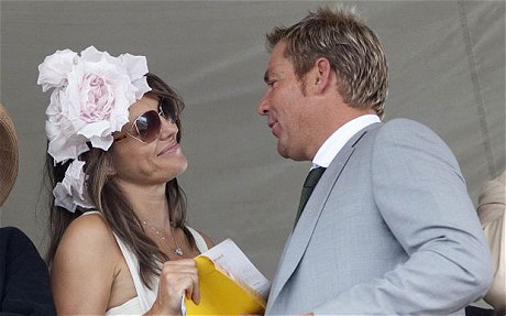 Shane Warne and Hurley reportedly spent quality time together and were seen 