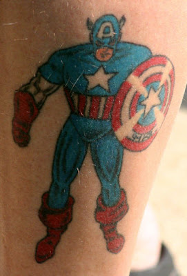 captain america tattoos