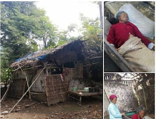 Sangat lebih jauh Membutuhkan Bantuan ketimbang Si Saeni Pemilik Warteg Yang Melanggar Aturan Perda, Kisah Pilu Mbah Siam yang mengalami Kebutaan dan Lumpuh, Tinggal Seorang Diri di Dalam Gubuk Reot Tak Layak Huni - Commando