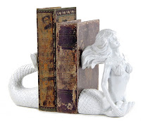 Ceramic Mermaid Bookends - Gift Ideas for Bookworms and Book Lover Gift Guide