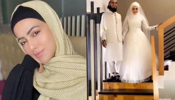 Sana khan Surprise wedding Photo gone viral.