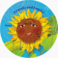 Sunny the Sunflower (Yellow), Friendly & Helpful Petal