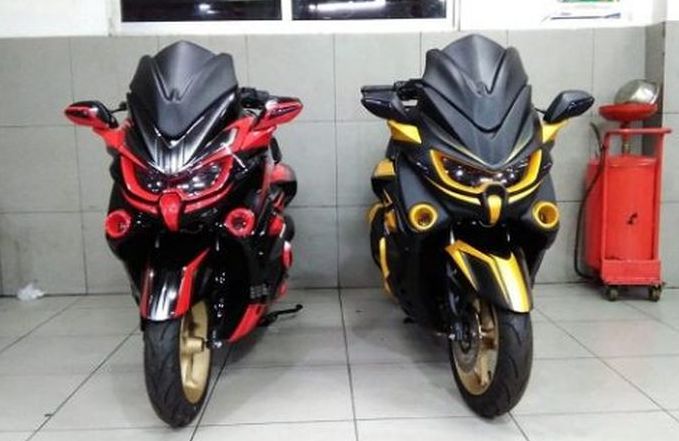 Yamaha Jual NMAX Predator, Body Full Custom Seperti Robot