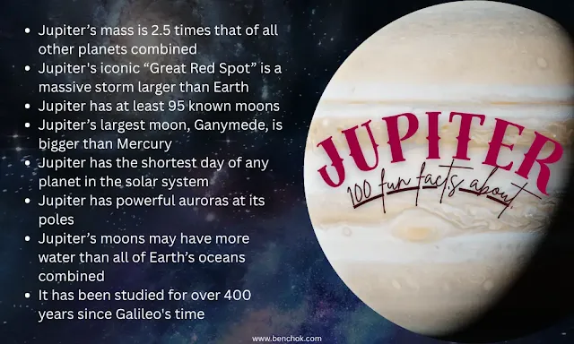 100 Fun Facts About Jupiter | The Gas Giant’s Secrets Revealed