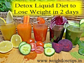 Detox Liquid Diet to Lose Weight in 2 Days