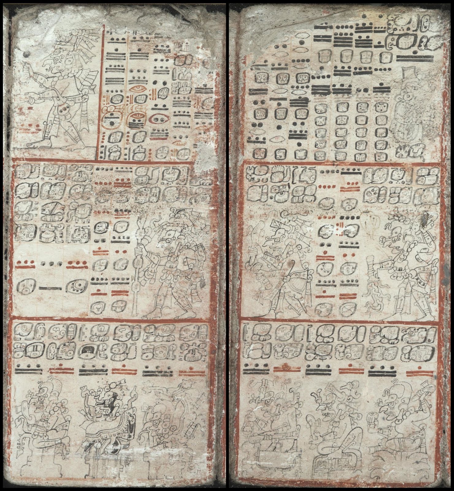 Mayan pictographs - Dresden Codex
