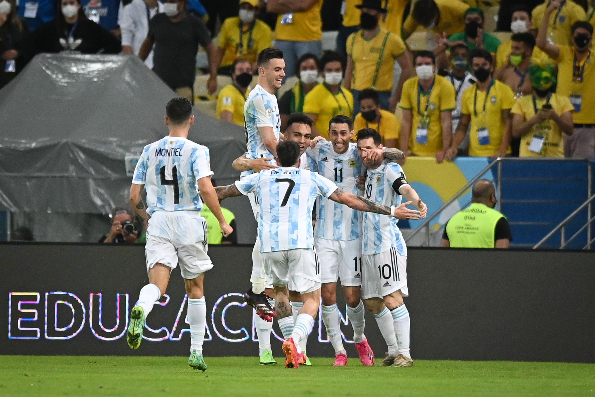 GALERIA DE FOTOS: Las mejores imágenes de Argentina campeón de la Copa América 2021