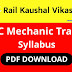 Rail Kaushal Vikas Yojana AC Mechanic Trade Syllabus PDF Download | Download Rail Kaushal Vikas Yojana AC Mechanic Trade Syllabus PDF | Rail Kaushal Vikas Yojana AC Mechanic Trade Syllabus PDF in English