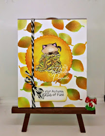 Hope your autumn is a pile of fun by Fikreta features Autumn Newton by Newton's Nook Designs; #newtonsnook