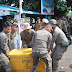 Penertiban Pedagang Ikan di Jalan Samudera Pantai Purus Padang oleh Satpol PP