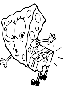 spongebob coloring pages, cartoon coloring pages