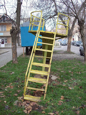 A Wonky Yambol Children's Slide