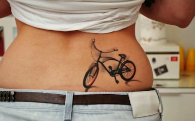 Bicycle 3D Tattoo