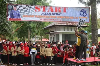Pj. Bupati Nukman Merayakan Hut Ke-53 Korpri Bersama Ratusan Pelajar.