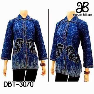 Blouse Batik Lengan Panjang