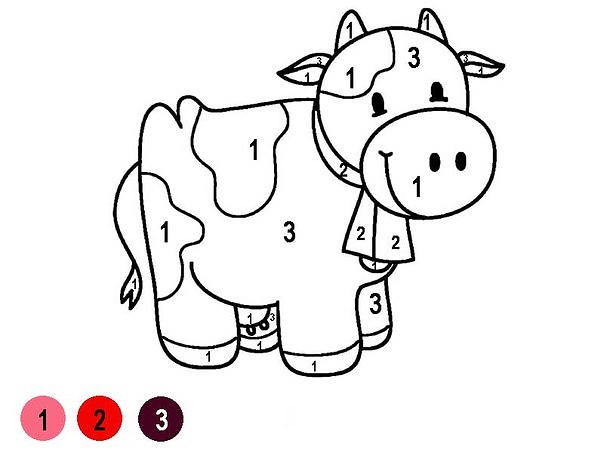 coloring pages for kids free printable numbers preschool worksheets 