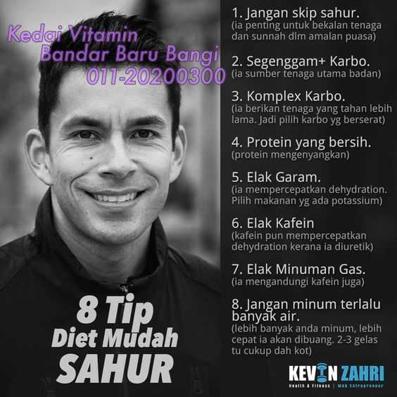 8 Tips Diet Mudah Sahur