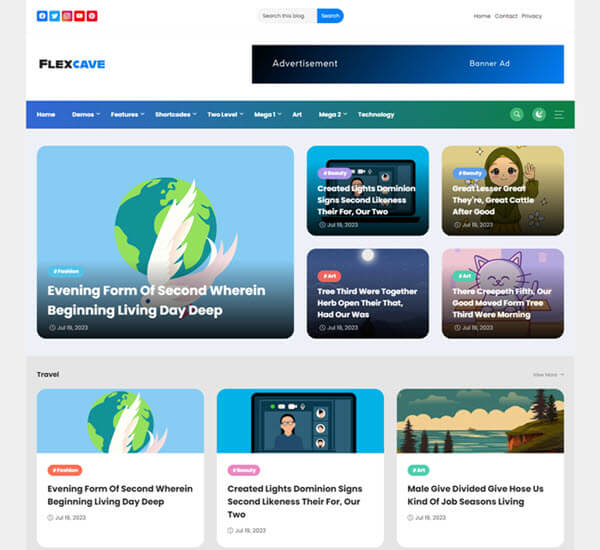 flexcave - Blogger Template