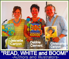 photo of: Author and Illustrators: Jeanette and Christopher Canyon + Debbie Clement