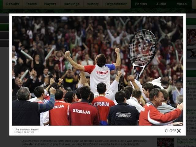2010 Davis Cup Finals - Serbia beats France 3-2