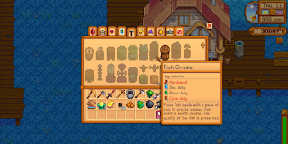 Gambar resep untuk membuat Pembakar Ikan di Stardew Valley