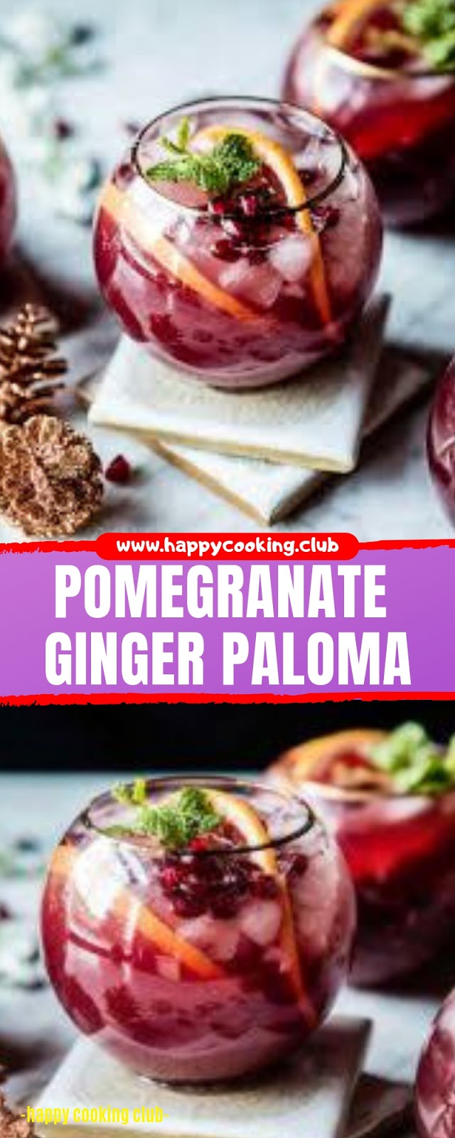 POMEGRANATE GINGER PALOMA