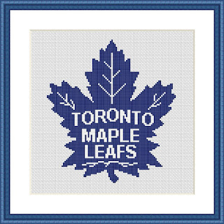 Toronto Maple Leafs Logo Cross Stitch Pattern