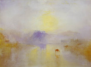 Turner - Norham Castle, Sunrise c 1835-1840, Tate gallery