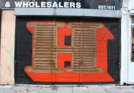 3D Graffiti Letter H