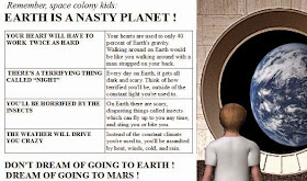 space colony poster