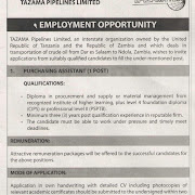 PURCHASING ASSISTANT (1 POST)