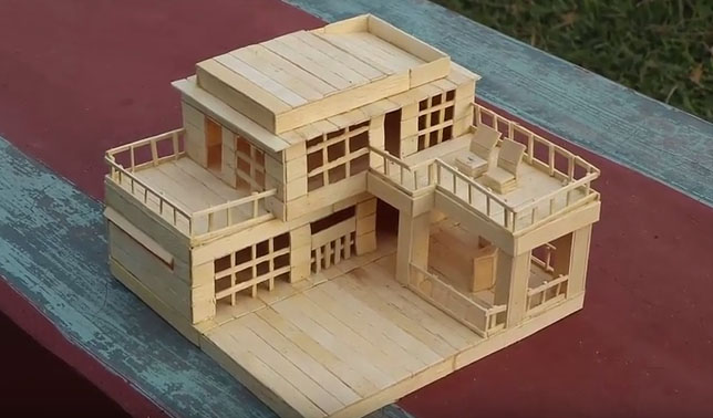 15+ Langkah Langkah Membuat Miniatur Rumah Dari Stik Es Krim, Kerajinan Kekinian