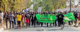 Xenophobic Attack: Zambians Storm South Africa Street To Fight Back