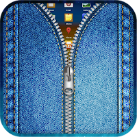 Jeans zipper lockscreen apk