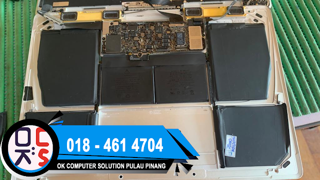 SOLVED: KEDAI REPAIR MACBOOK SUNGAI DUA| MACBOOK A1534 | BATTERY FAST DRAIN PROBLEM | NEW BATTERY REPLACEMENT