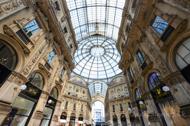 米蘭, milan, 艾曼紐二世迴廊, Galleria Vittorio Emanuele II