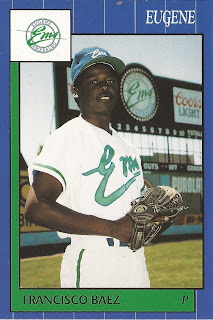 Francisco Baez 1990 Eugene Emeralds card