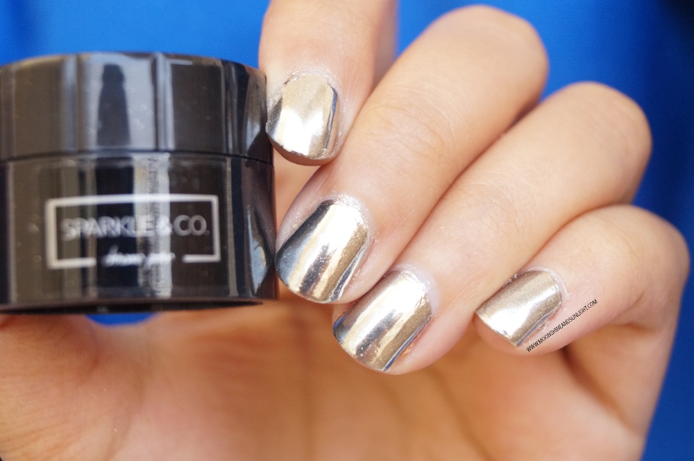 How to get Chrome Nails WITHOUT Gel polish | Sparkle & Co. , Indian Nail art blogger